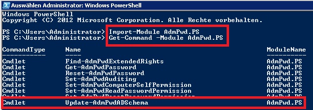 AdmPwd PS PowerShell Modul
