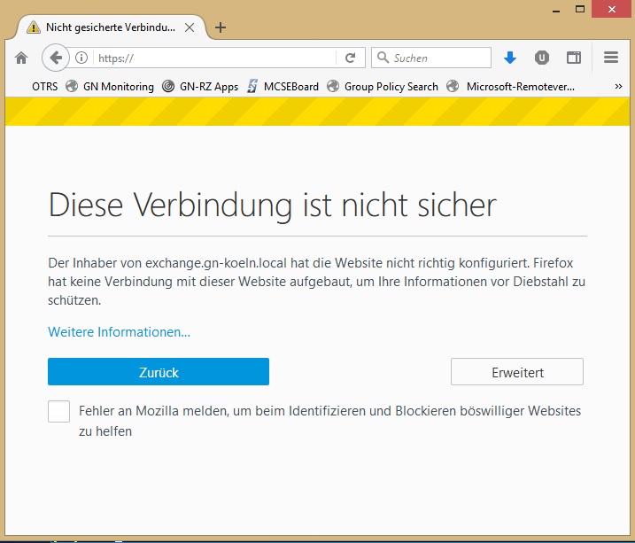 Firefox Windows_Zertifikatsspeicher