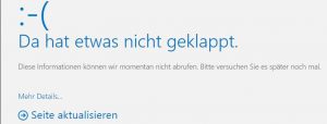 Outlook Web App Koexistenz 2010 2016 Da hat etwas nicht geklappt.